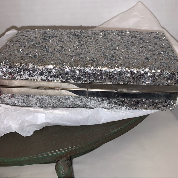 Silver Cocktail Box Purse By Camilla - Picture 5 of 16